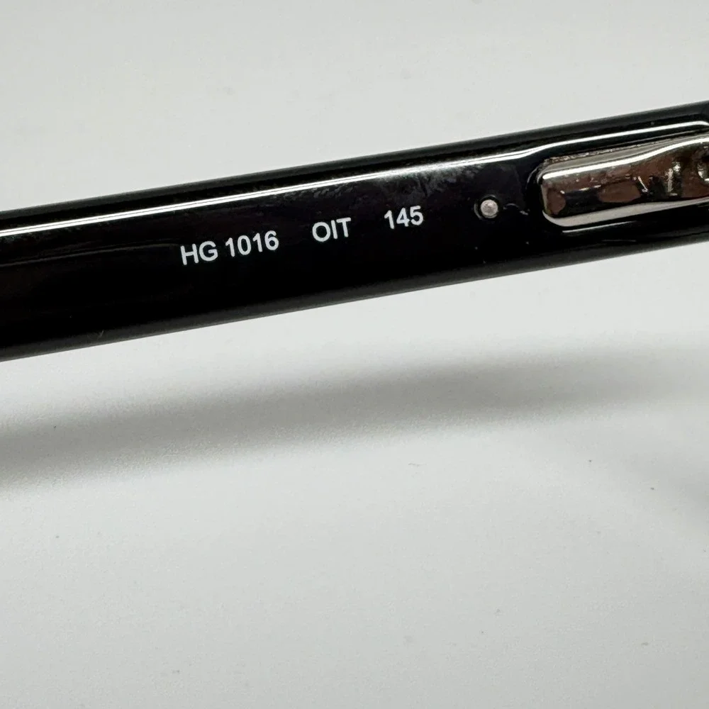 HUGO BOSS HG 1016 OIT 145 Black Acetate Full Rim Eyeglasses Frames 21382‎